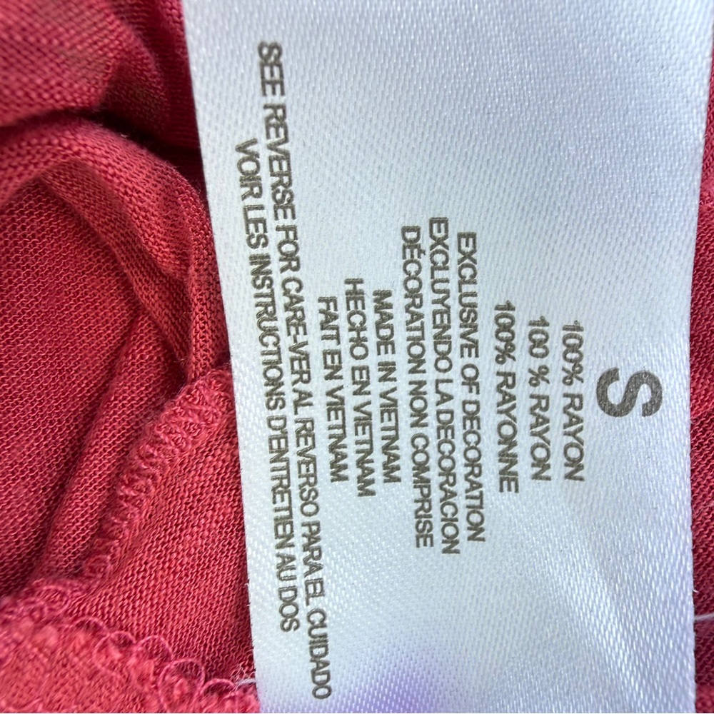 Y2K Red & Gold Sequin Ruffle Tank Top Size Small - Picture 5 of 5